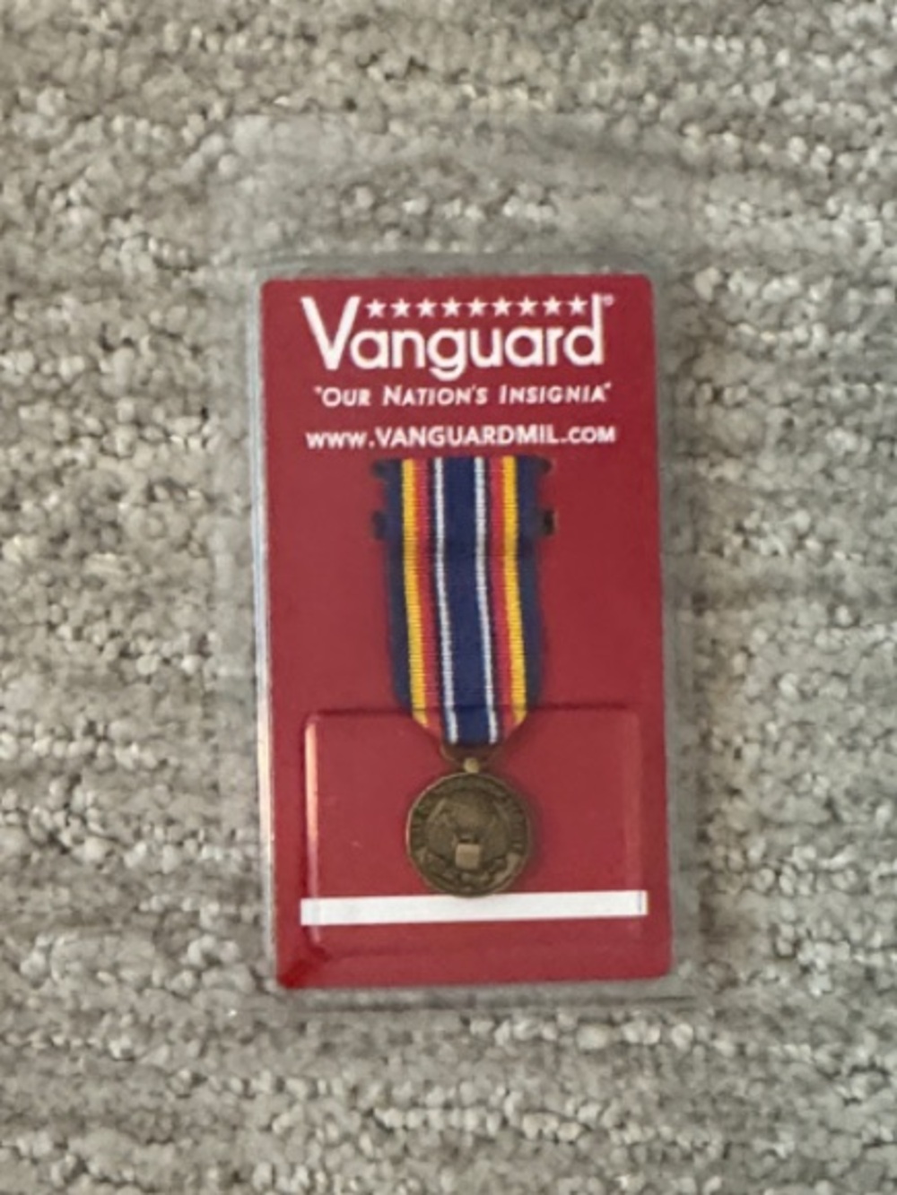 Vanguard- Mini Medal Global War on Terrorism Service